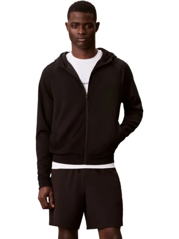 Calvin Klein - Crna muška dukserica sa zipom